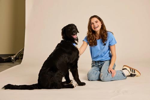 Show full view: LIFE IS GOOD Women's Black Lab Retrievin' Crusher Tee, X-Small slide 4 of 5
