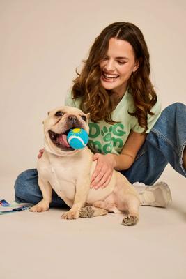 Show full view: LIFE IS GOOD Women's Dog Mom Paw Short Sleeve Crusher Tee, XX-Large slide 6 of 6