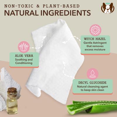 Show full view: Natural Dog Company Grooming Dog Wipes, 50 count slide 2 of 6