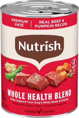 Show full view: Rachael Ray Nutrish Gentle Digestion Real Chicken, Pumpkin & Salmon + Real Beef & Pumpkin Canned Dog Food slide 6 of 9