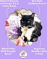 Plato Air-Dried Cat Treats Baltic Sprat, 1.5-oz slide 2 of 7