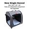 Show in main carousel: One for Pets Folding Fabric Portable Dog Kennel, Gray slide 9 of 11