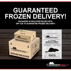 Rodent Pro Frozen Reptile Food, Medium Rats, 10 count