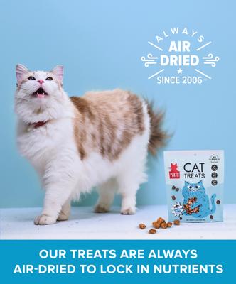 Show full view: Plato Air-Dried Cat Treats Tuna & Salmon Recipe, 2.5-oz slide 4 of 9