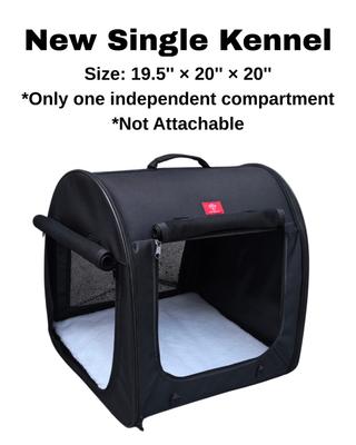 Show full view: One for Pets Folding Fabric Portable Dog Kennel, Black slide 10 of 12