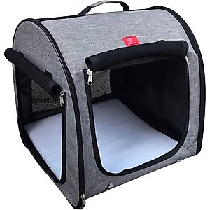 WILD ONE Cotton Everyday Dog Carrier, Black - Chewy.com