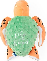 LIFE IS GOOD Sea Turtle Plush Dog Toy