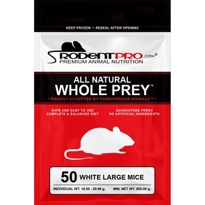 Rodent Pro Frozen Reptile Food, Large Mice, 50 count