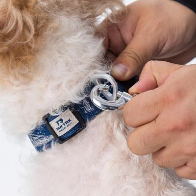 Show full view: PawTrk EverBark Dog Collar, Ocean Blue, Large slide 4 of 8