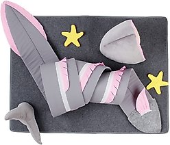 Happy & Polly Fish Adventure Cat Sniffing Mat Tunnel, Grey slide 2 of 9