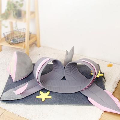 Show full view: Happy & Polly Fish Adventure Cat Sniffing Mat Tunnel, Grey slide 7 of 10