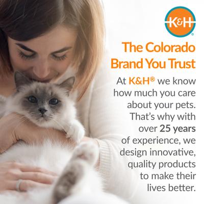 Show full view: K&H Pet Products Extra-Wide Outdoor Unheated Kitty House, Olive/Black slide 8 of 10