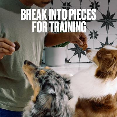 Show full view: Nom Nom Chicken & Cranberry Wafers Dehydrated Dog Treats, 7-oz pouch slide 6 of 9