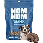 Nom Nom Beef & Blueberry Wafers Dehydrated Dog Treats, 7-oz pouch