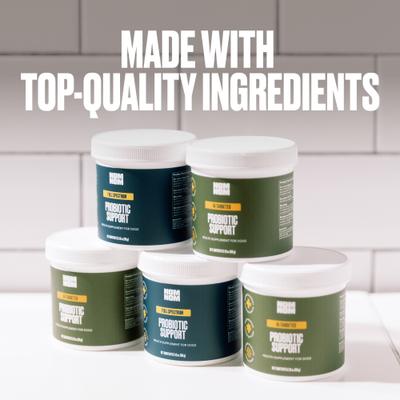 Show full view: Nom Nom Probiotic Support GI Targeted Digestive Health Powder Supplement Dog Food Topper, 2.12-oz jar slide 7 of 10