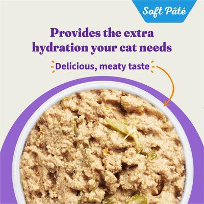 Show full view: Halo Turkey Recipe in Broth Adult Grain-Free Soft Pate Wet Cat Food, 5.5-oz can, case of 12 slide 4 of 8