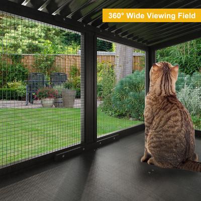 Show full view: LovMor Wooden Cat Window Perch, Grey slide 4 of 8