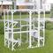 Show in main carousel: LovMor Catio Outdoor Wooden Cat House with Roof, White slide 8 of 10