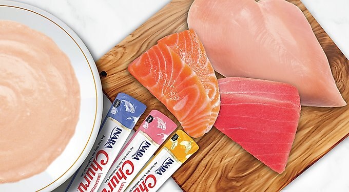 Inaba Churu Chicken Variety Creamy Puree Grain-Free Lickable Cat Treats