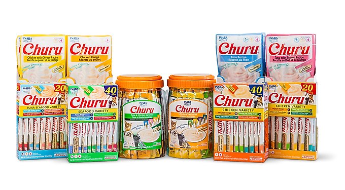 churu様 INABA Churu Grain-Free Chicken Variety Lickable Cat Treat