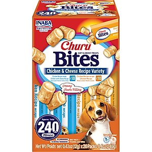 INABA Churu Rolls Chicken with Cheese Recipe Grain-Free Soft