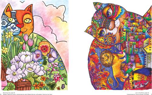 Show full view: Happy Cats Coloring Book slide 2 of 4
