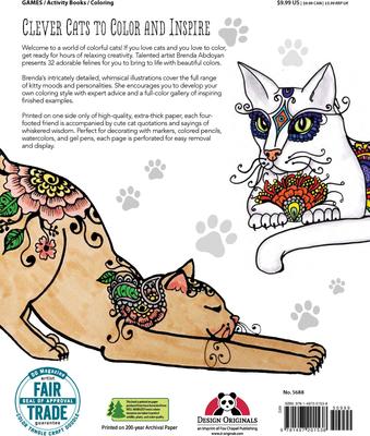 Show full view: Funky Cats Coloring Book slide 4 of 4