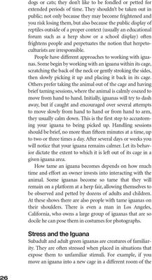 Show full view: The Green Iguana Manual slide 2 of 4