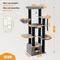 Show in main carousel: PAWZ Road 67-in Large Hammock Polyester Cat Tree & Condo, Large, Black slide 8 of 10