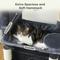 Show in main carousel: PAWZ Road 72-in Large Hammock Fleece Cat Tree & Condo, Large, Dark Gray slide 4 of 11
