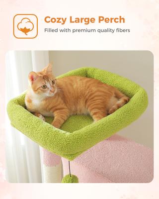 Show full view: PAWZ Road 71-in Large Hammock Polyester Cat Tree & Condo, X-Large, Pink slide 3 of 9
