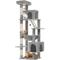 Show in main carousel: PAWZ Road 71-in Large Hammock Polyester Cat Tree & Condo, X-Large, Gray slide 1 of 9