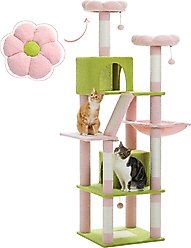 PAWZ Road 70.9-in Polyester Cat Tree & Condo, Pink