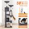 Show in main carousel: PAWZ Road 70.9-in Polyester Cat Tree & Condo, Dark Gray slide 4 of 11