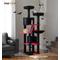 Show in main carousel: PAWZ Road 70.9-in Polyester Cat Tree & Condo, Black slide 2 of 11