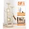 Show in main carousel: PAWZ Road 70.9-in Polyester Cat Tree & Condo, Beige slide 8 of 11
