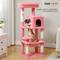 Show in main carousel: PAWZ Road 45.7-in Large Hammock Polyester Cat Tree & Condo, Medium, Pink slide 2 of 12