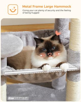 PAWZ Road 45.7-in Large Hammock Polyester Cat Tree & Condo, Medium