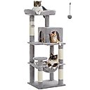 PAWZ Road 45.7-in Large Hammock Polyester Cat Tree & Condo, Medium, Gray