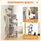 Show in main carousel: PAWZ Road 66-in Multi-Level Polyester Cat Tree & Condo, Large, Gray slide 7 of 10