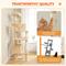 Show in main carousel: PAWZ Road 66-in Multi-Level Polyester Cat Tree & Condo, Large, Beige slide 7 of 10