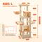Show in main carousel: PAWZ Road 66-in Multi-Level Polyester Cat Tree & Condo, Large, Beige slide 3 of 10