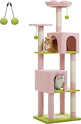 PAWZ Road 62-in Polyester Cat Tree & Condo, Pink