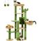 Show in main carousel: PAWZ Road 59-in Cactus Multi-Level Large Hammock Polyester Cat Tree & Condo, Brown slide 1 of 10