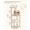 Show in main carousel: PAWZ Road 56.3-in Large Hammock Wooden Polyester Cat Tree & Condo, Wood Beige, Large slide 3 of 10