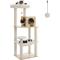 Show in main carousel: PAWZ Road 56.3-in Large Hammock Wooden Polyester Cat Tree & Condo, Wood Beige, Large slide 1 of 10
