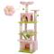 Show in main carousel: PAWZ Road 54-in Large Hammock Fleece Cat Tree & Condo, Small, Pink slide 1 of 11