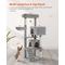 Show in main carousel: PAWZ Road 56.3-in Polyester Cat Tree & Condo, Large, Gray slide 5 of 9