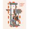 Show in main carousel: PAWZ Road 56.3-in Polyester Cat Tree & Condo, Large, Gray slide 4 of 9