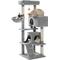 Show in main carousel: PAWZ Road 56.3-in Polyester Cat Tree & Condo, Large, Gray slide 1 of 9